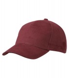 Czapka MB092 5 Panel Cap heavy Cotton  - 092_burgundy_MB Burgundy