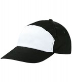 Czapka MB005 7 Panel Promo Cap - 005_black_white_MB Black / White