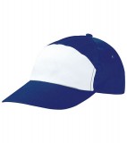 Czapka MB005 7 Panel Promo Cap - 005_royal_white_MB Royal / White