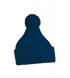Czapka MB7540 Knitted Cap with pompon - 7540_navy_MB Navy