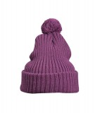 Czapka MB7540 Knitted Cap with pompon - 7540_purple_MB Purple