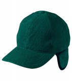 Czapka MB7510 6 Panel Fleece Cap with Earflaps - 7510_dark_green_MB Dark green
