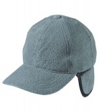 Czapka MB7510 6 Panel Fleece Cap with Earflaps - 7510_grey_MB Grey