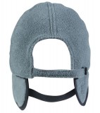 Czapka MB7510 6 Panel Fleece Cap with Earflaps - 7510_detale_MB Grey