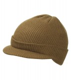 Czapka MB7530 Knitted Cap with peak - 7530_dark_khaki_MB Dark khaki