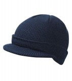Czapka MB7530 Knitted Cap with peak - 7530_navy_MB Navy