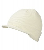 Czapka MB7530 Knitted Cap with peak - 7530_offwhite_MB Off-white