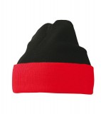 Czapka MB7550 Knitted Cap - 7550_black_red_MB Black / Red