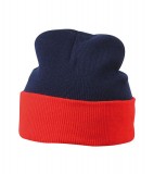 Czapka MB7550 Knitted Cap - 7550_navy_red_MB Navy / Red
