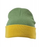 Czapka MB7550 Knitted Cap - 7550_olive_goldyellow_MB Olive / Gold yellow