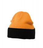 Czapka MB7550 Knitted Cap - 7550_orange_black_MB Orange / Black