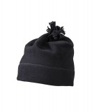 Czapka MB7946 Microfleece Cap with Pompon - 7946_black_MB Black