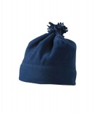 Czapka MB7946 Microfleece Cap with Pompon - 7946_navy_MB Navy