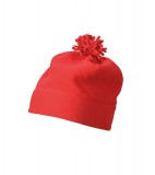 Czapka MB7946 Microfleece Cap with Pompon - 7946_red_MB Red