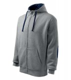 Bluza Malfini A 450 Hoodie - 450_74 C Grey melange/ombre blue