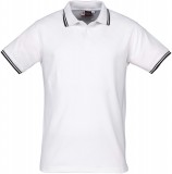 Koszulki Polo Lady US 31100 Erie - 31100_biały_czarny_US Biały / Czarny