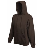 Bluza z kapturem FL - Hooded Sweat   - FL_ 62-208-0_czekoladowy Czekoladowy