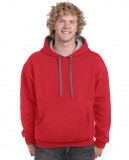 Bluza Heavy Blend Contrast Hooded Adult GILDAN 185C00 - Gildan_185C00_05 Red / Sport grey