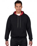 Bluza Heavy Blend Contrast Hooded Adult GILDAN 185C00 - Gildan_185C00_01 Black / Red