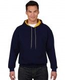 Bluza Heavy Blend Contrast Hooded Adult GILDAN 185C00 - Gildan_185C00_03 Navy / Gold yellow