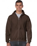 Bluza Heavy Blend Full Zip Hooded Adult GILDAN 18600 - Gildan_18600_04 Dark chocolate