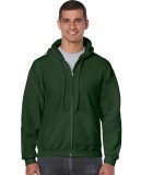 Bluza Heavy Blend Full Zip Hooded Adult GILDAN 18600 - Gildan_18600_05 Forest green