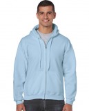 Bluza Heavy Blend Full Zip Hooded Adult GILDAN 18600 - Gildan_18600_07 Light blue