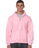Bluza Heavy Blend Full Zip Hooded Adult GILDAN 18600 - Gildan_18600_08 Light pink