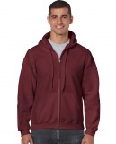 Bluza Heavy Blend Full Zip Hooded Adult GILDAN 18600 - Gildan_18600_09 Maroon