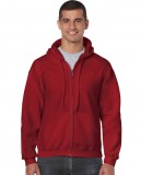 Bluza Heavy Blend Full Zip Hooded Adult GILDAN 18600 - Gildan_18600_17 Cardinal red