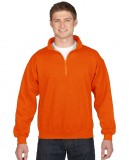 Bluza Heavy Blend Classic Fit 1/4 Zip Adult GILDAN 18800 - Gildan_18800_07 Orange