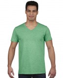 Koszulka Softstyle V-neck Adult GILDAN 64V00 - Gildan_64V00_01 Heather irish green
