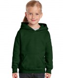 Bluza Heavy Blend Hooded Youth GILDAN B18500 - Gildan_B18500_03 Forest green