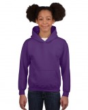 Bluza Heavy Blend Hooded Youth GILDAN B18500 - Gildan_B18500_12 Purple