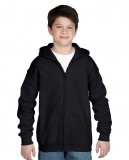 Bluza Heavy Blend Hooded Full Zip Youth GILDAN B1860 - Gildan_B18600_02 Black