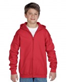 Bluza Heavy Blend Hooded Full Zip Youth GILDAN B1860 - Gildan_B18600_06 Red