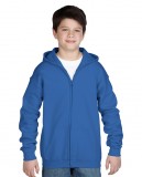 Bluza Heavy Blend Hooded Full Zip Youth GILDAN B1860 - Gildan_B18600_07 Royal blue