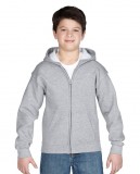 Bluza Heavy Blend Hooded Full Zip Youth GILDAN B1860 - Gildan_B18600_08 Sport grey