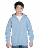 Bluza Heavy Blend Hooded Full Zip Youth GILDAN B1860 - Gildan_B18600_04 Light blue