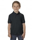 Koszulka Polo DryBlend Double Pique Youth GILDAN B72800 - Gildan_B72800_02 Black