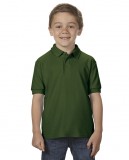 Koszulka Polo DryBlend Double Pique Youth GILDAN B72800 - Gildan_B72800_04 Forest green