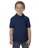 Koszulka Polo DryBlend Double Pique Youth GILDAN B72800 - Gildan_B72800_07 Navy