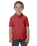 Koszulka Polo DryBlend Double Pique Youth GILDAN B72800 - Gildan_B72800_08 Red