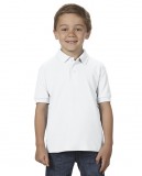 Koszulka Polo DryBlend Double Pique Youth GILDAN B72800 - Gildan_B72800_12 White