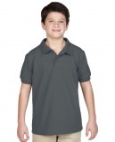 Koszulka Polo DryBlend Pique Youth GILDAN B94800 - Gildan_B94800_04 Charcoal