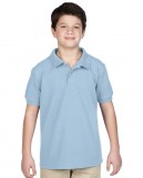 Koszulka Polo DryBlend Pique Youth GILDAN B94800 - Gildan_B94800_01 Light blue