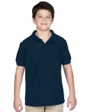 Koszulka Polo DryBlend Pique Youth GILDAN B94800 - Gildan_B94800_07 Navy