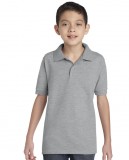 Koszulka Polo DryBlend Pique Youth GILDAN B94800 - Gildan_B94800_10 Sport grey