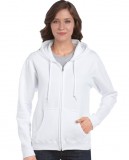 Bluza Heavy Blend Full Zip Hooded Ladies GILDAN L18600 - Gildan_L18600_07 White