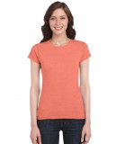 Koszulka Softstyle Ladies GILDAN L6400 - Gildan_L6400_13 Heather orange